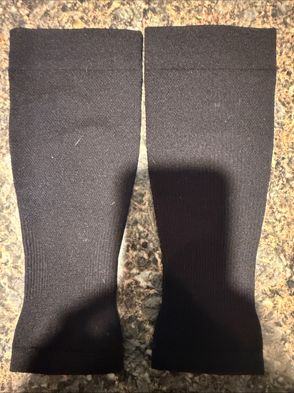 Men's Black Compression Calf Sleeves - Comfort Fit